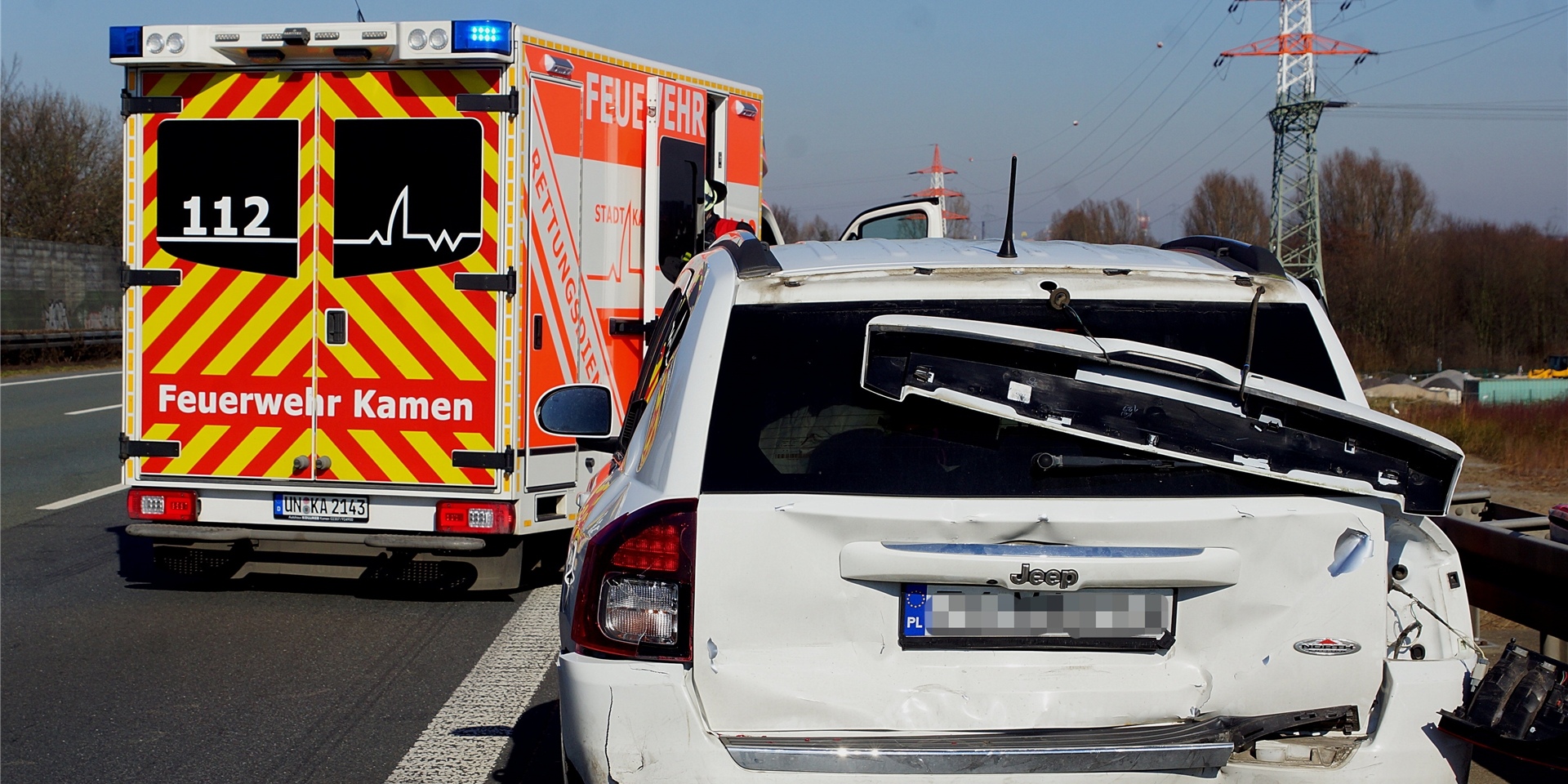 Zwischen Unna und Kamen ist auf der A1 am Donnerstag ein Unfall passiert. Der Rettungsdienst war vor Ort. Es ist laut Polizei aber niemand verletzt worden.