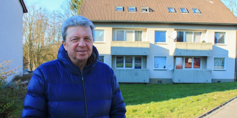 Friedhelm Nusch engagiert sich bei der Flüchtlingsinitiative „Willkommen in Holzwickede“.