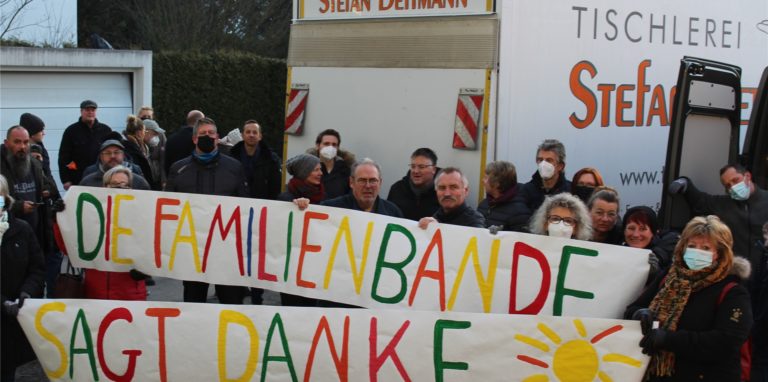 Die Familienbande bedankt sich herzlich bei allen Helfern und Spendern.