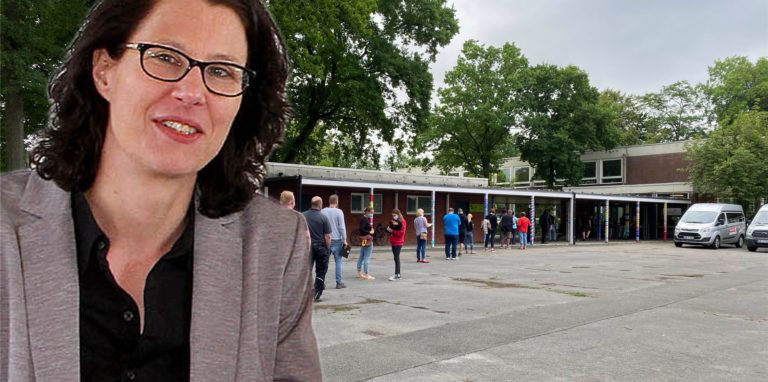 Simone Lütkenhaus, Didaktische Leiterin an der Ascheberger Profilschule, vermeldet steigende Anmeldezahlen an der Schule für das kommende Jahr.