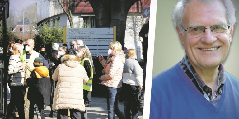 Hans-Bernd Marks (74) ist Sprecher des Arbeitskreises Asyl. Gerade kümmert er sich gemeinsam mit der Stadt Schwerte um die ukrainischen Flüchtlinge, die vor kurzem in der Ruhrstadt angekommen sind. Er lädt zu einem Info-Treffen ein für alle, die Flüchtlinge bei sich aufgenommen haben oder Wohnungen an sie vermieten.