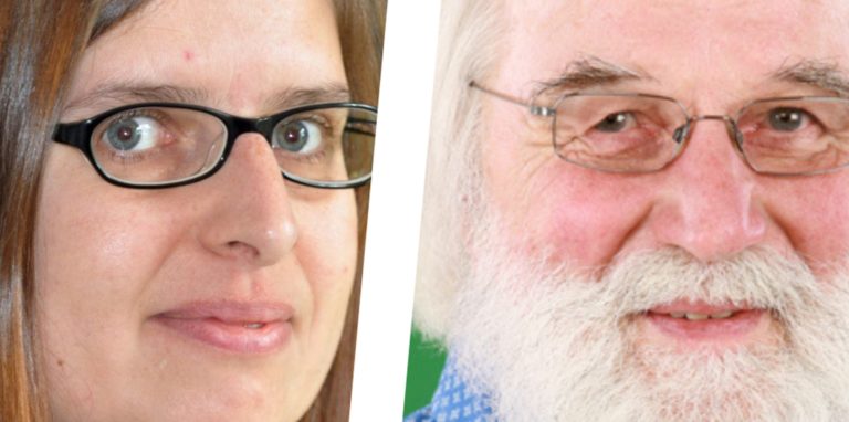 Jeannine Tembaak und Peter Bredohl stärken ihrem Vorsitzenden Dr. Hubert Seier den Rücken.