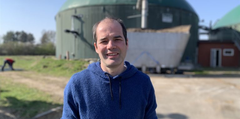 Biogasanlage von Matthias Krampe vom Hof Krampe in Dorsten-Rhade