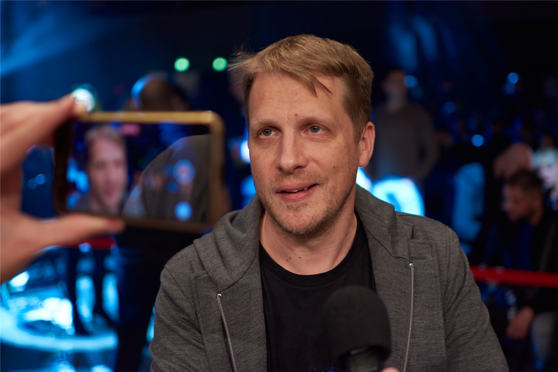 Oliver Pocher kassierte beim Box-Event in der Westfalenhalle eine schallende Ohrfeige.