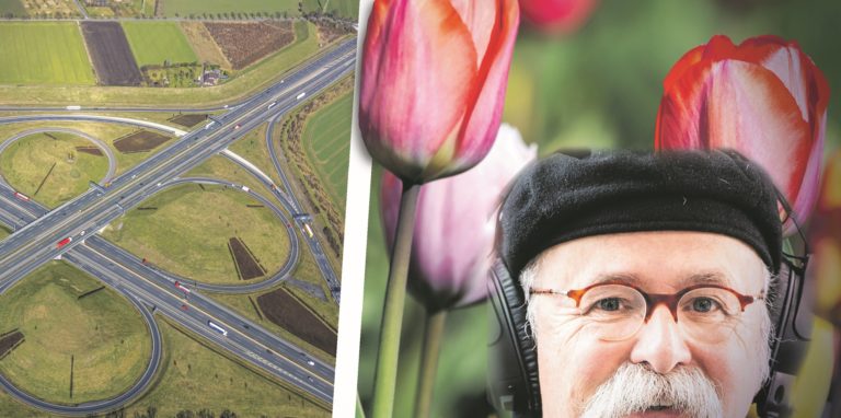 Wann blüht der buchstabenförmige Tulpen-Schriftzug am Kamener Kreuz? Hans Blossey stieg ins Flugzeug.