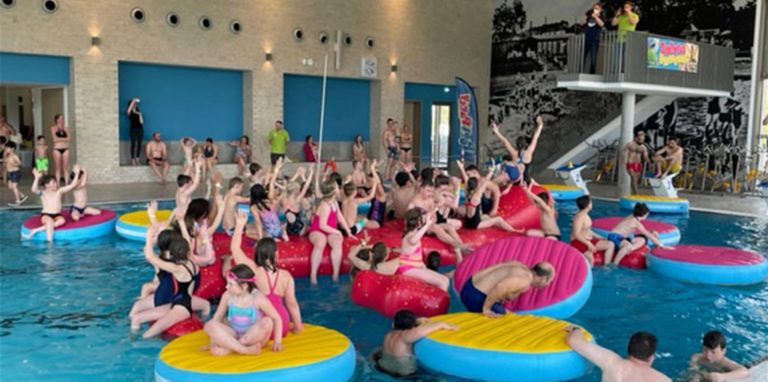 Kinder und Jugendliche im Solebad Werne