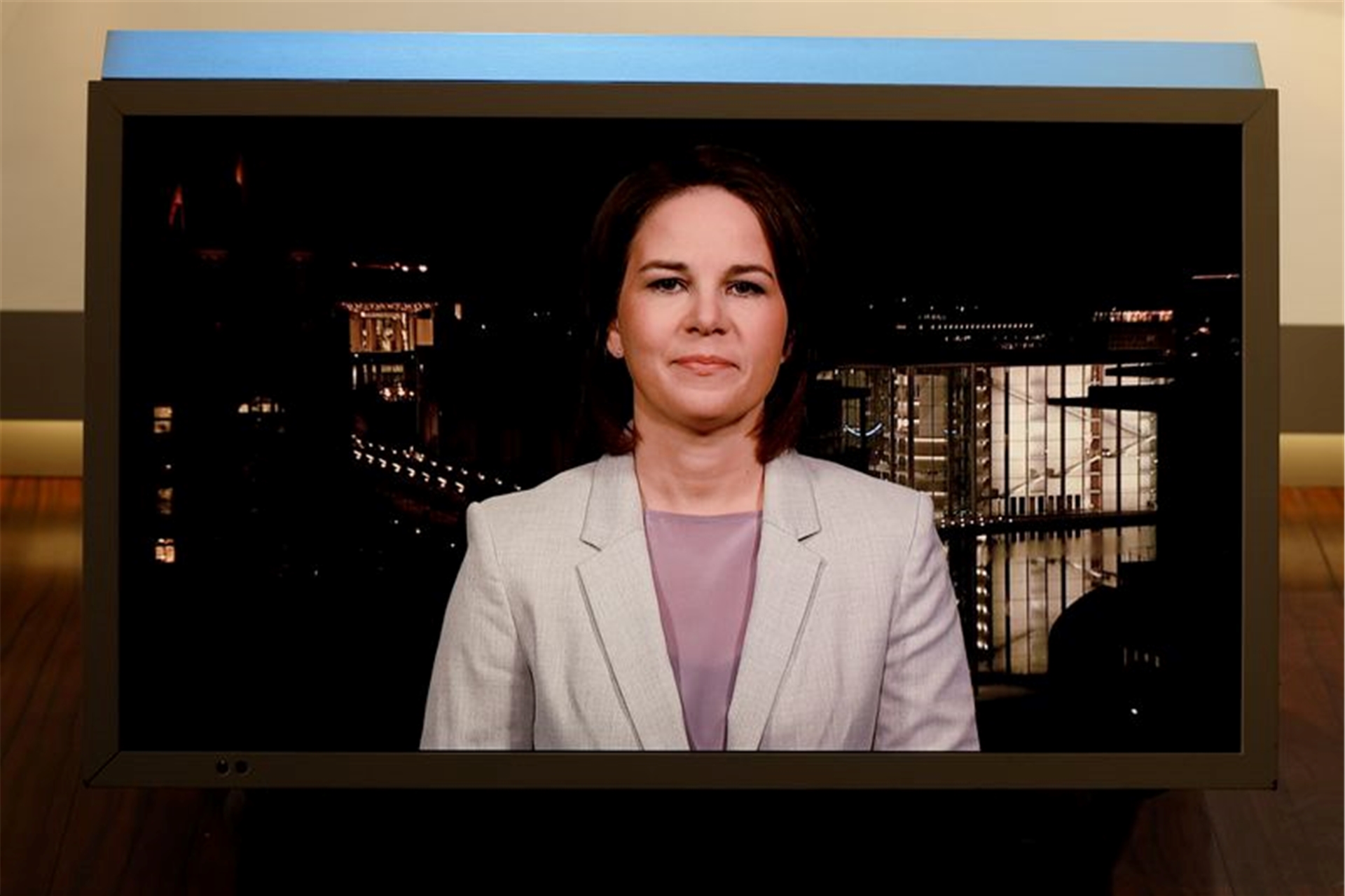 Außenministerin Annalena Baerbock ist per Video in der ARD-Sendung «Anne Will» zugeschaltet.