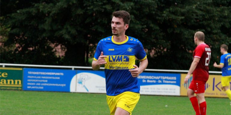 Tim Bröer traf am Sonntag für den SV Herbern zum Ausgleich in Wettringen.