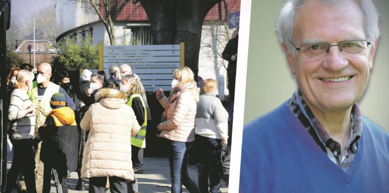 Hans-Bernd Marks vom Arbeitskreis Asyl freut sich: Viele Ehrenamtliche wollen Geflüchteten aus der Ukraine helfen.