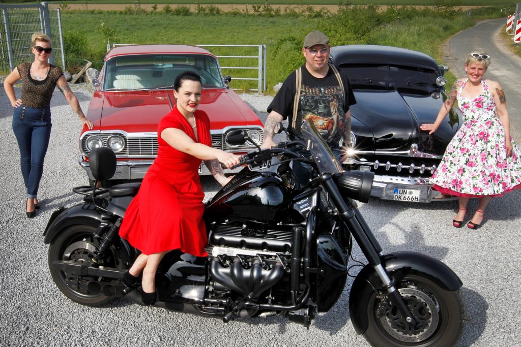 Party für Motorfans im Stil der 50er-Jahre: Am zweiten Juniwochenende gibt es in Unna die fünfte Auflage von „Viva the American Dream“.