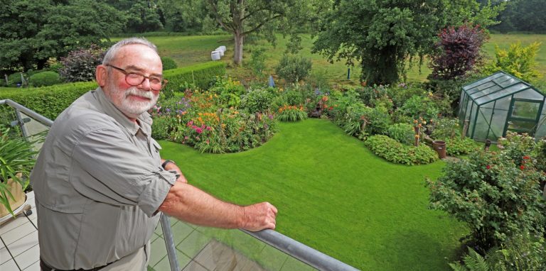 Der Fröndenberger Bernhard Küster präsentierte auch in diesem Jahr seinen Garten der Öffentlichkeit.