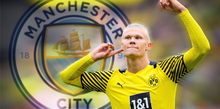 BVB-Torjäger Erling Haaland bejubelt einen seiner vielen Treffer.