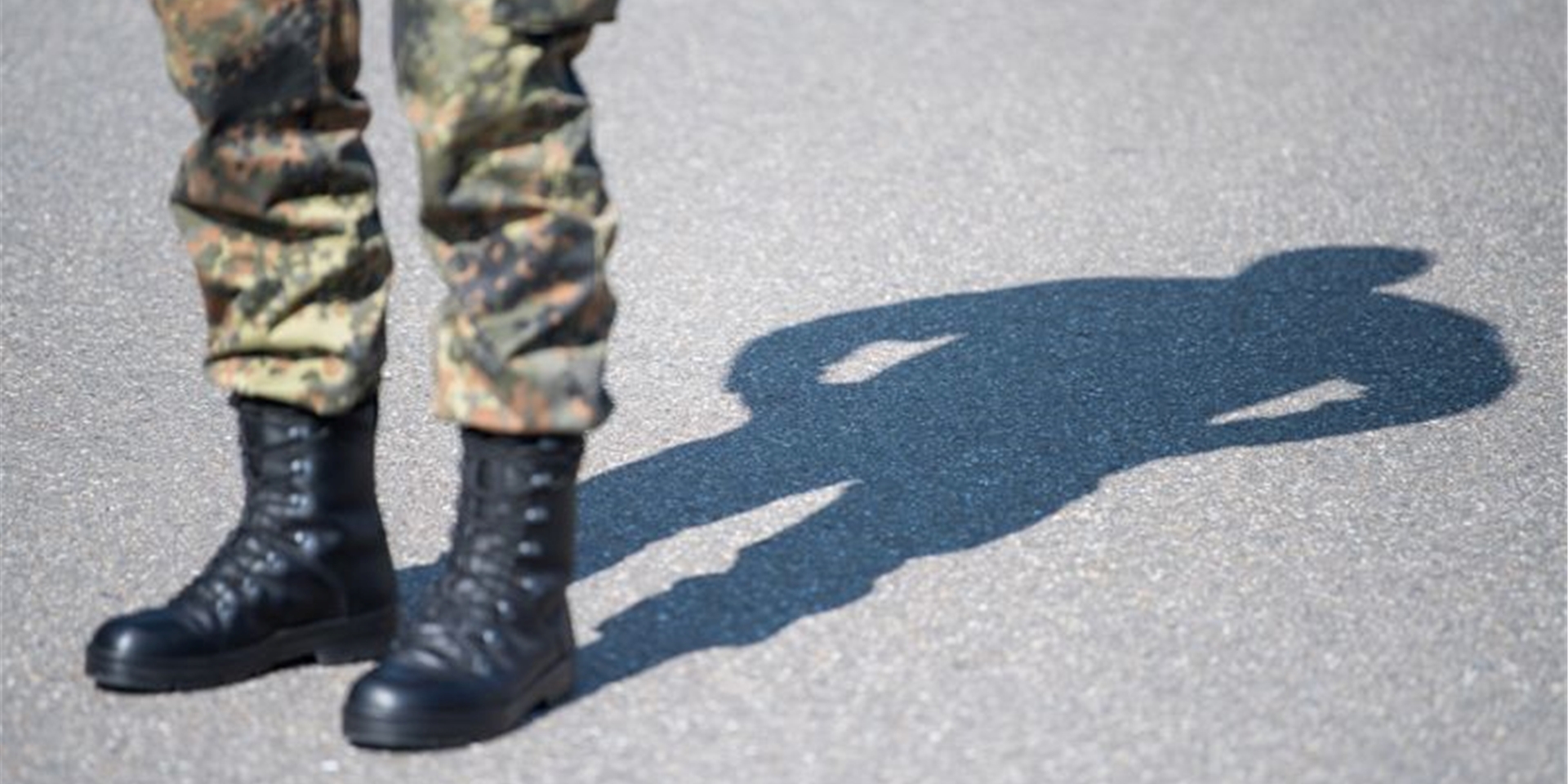 Bundeswehrsoldat in Uniform.