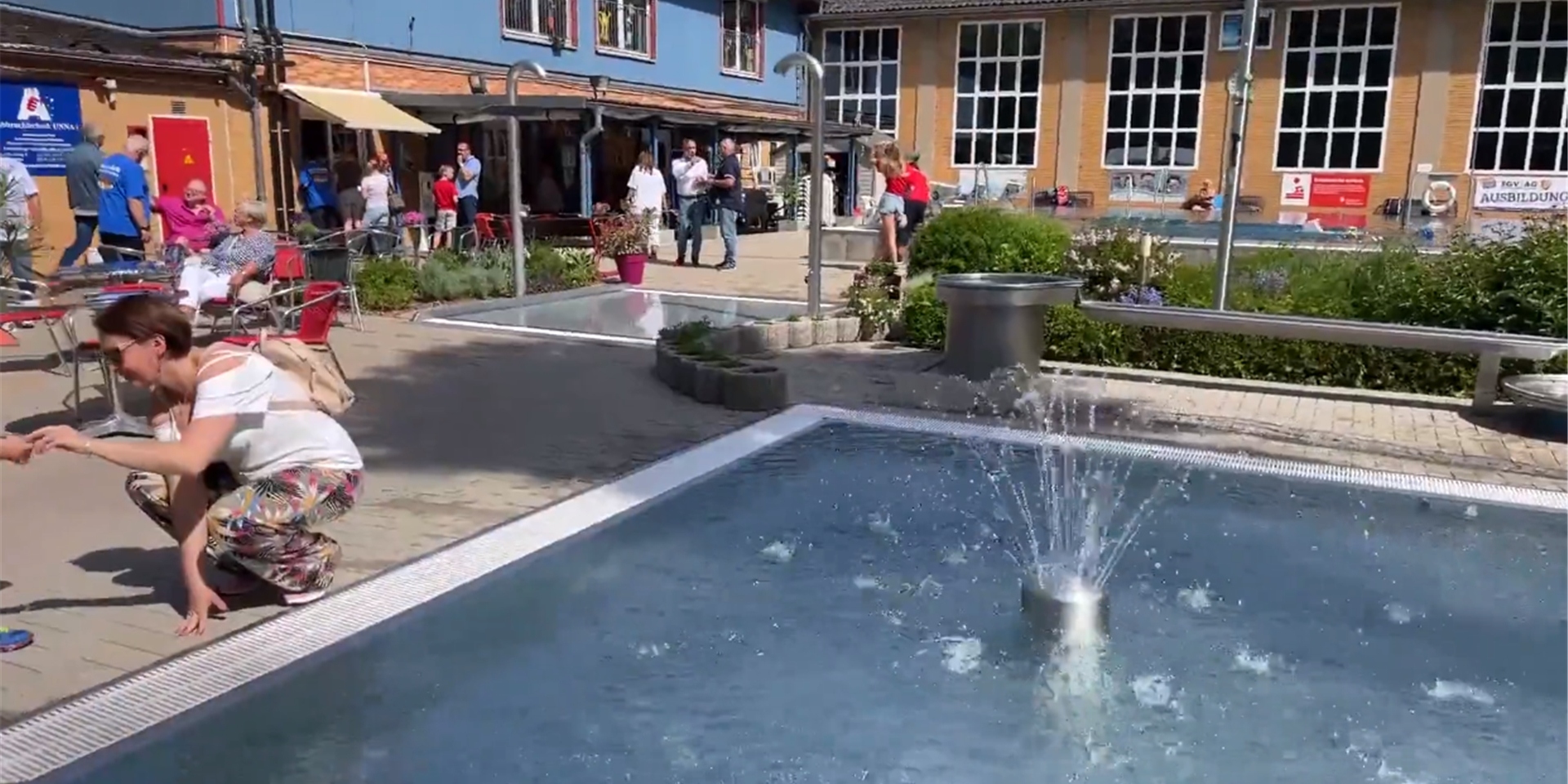 Im Freibad Bornekamp kann man sich in diesen Tagen die nötige Abkühlung holen. Am 15. Mai feiert das Freibad seinen 40. Geburtstag.