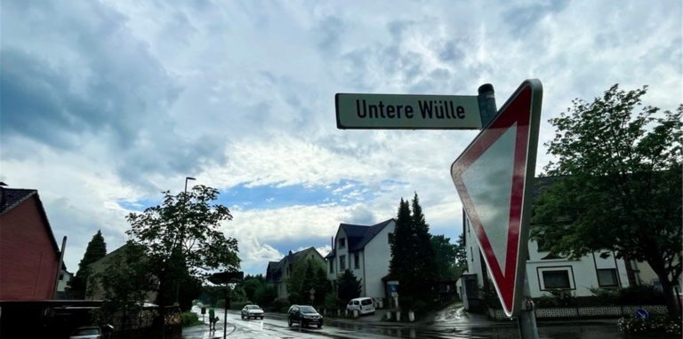 Die Untere Wülle in Wandhofen: Am Freitagnachmittag wird es hier schon wieder hell.