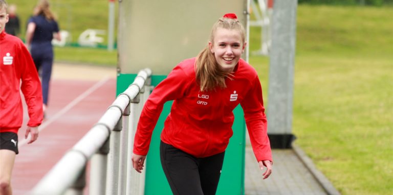 Ida Lefering holte bei den Deutschen Langstaffel-Meisterschaften in Mainz die Goldmedaille.