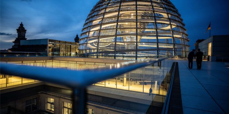 Der Bundestag in Berlin