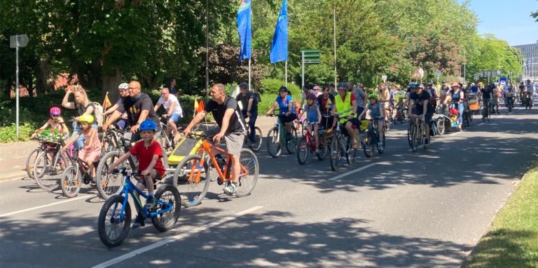 Auch die Kidical-Mass-Tour am 15. Mai trug zum Erfolg der Stadtradeln-Aktion bei.