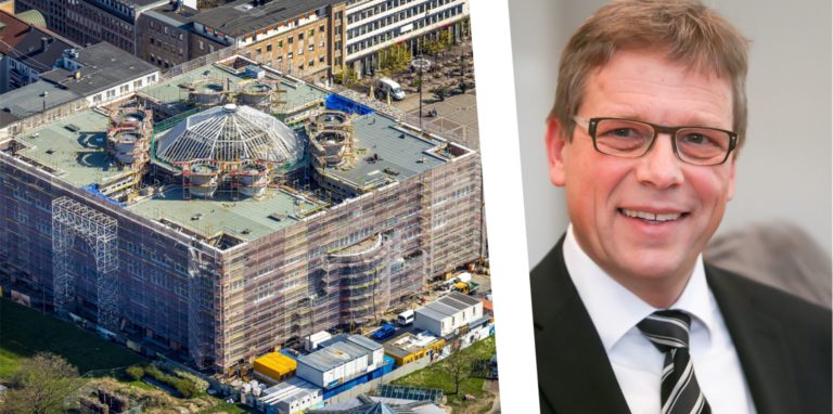 Finanziellen Mehrbedarf für die Sanierung des Rathauses hat Baudezernent Arnulf Rybicki angemeldet.