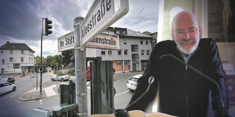 Diese Kreuzung kennt wohl jeder Fröndenberger. Google weist in seinem Kartendienst Maps die Kreuzung falsch aus. Stadtarchivar Jochen von Nathusius klärt auf.