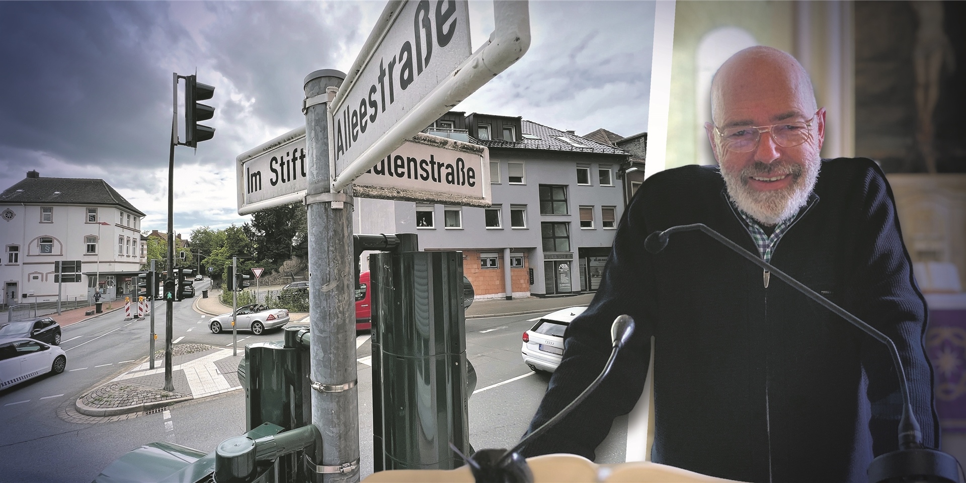 Diese Kreuzung kennt wohl jeder Fröndenberger. Google weist in seinem Kartendienst Maps die Kreuzung falsch aus. Stadtarchivar Jochen von Nathusius klärt auf.