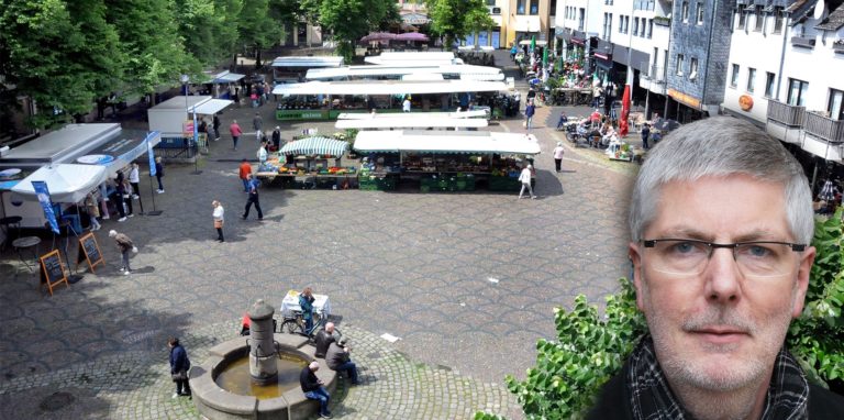 Joachim Kockelke wünscht sich eine Neugestaltung des Marktplatzes.
