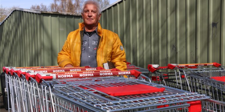 Herrenlose Einkaufswagen, Müll und Ratten – Peter Kunske macht immer wieder auf die missliche Situation im Blumenstraßen-Viertel aufmerksam. Nun gibt es Verbesserungen.