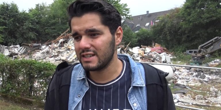 Der 27-Jährige Jean Pierre Orto überlebte die Hausexplosion in Hemer (Sauerland).