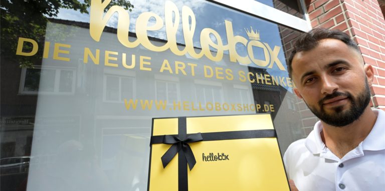 Hasan Senses betreibt den Shop „Hellobox“, der nun auch in Bork präsent ist.