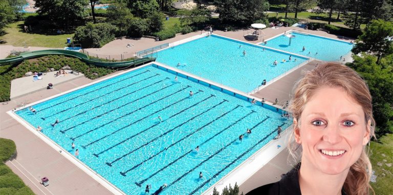 Die Besucherzahlen im Freibad Cappenberger See waren schon bedeutend höher.