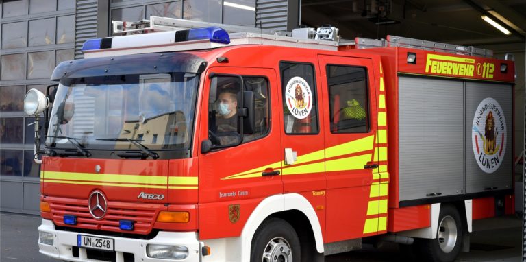 Die Feuerwehr Lünen war wegen der Wetterprognosen in Alarmbereitschaft.