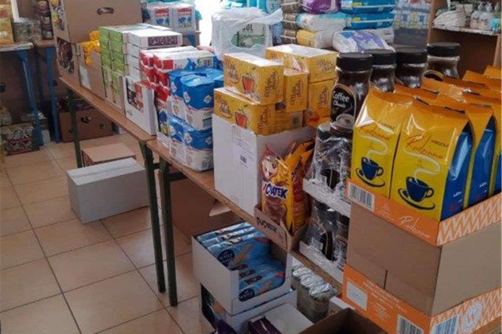 Von den Spenden aus Lünen konnten in der polnischen Partnerstadt Grundnahrungsmittel gekauft und an ukrainische Geflüchtete verteilt werden.