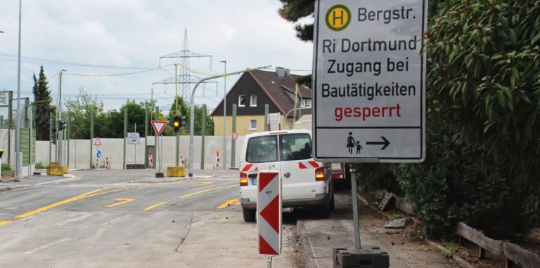 Die Heidestraße ist wieder geöffnet.