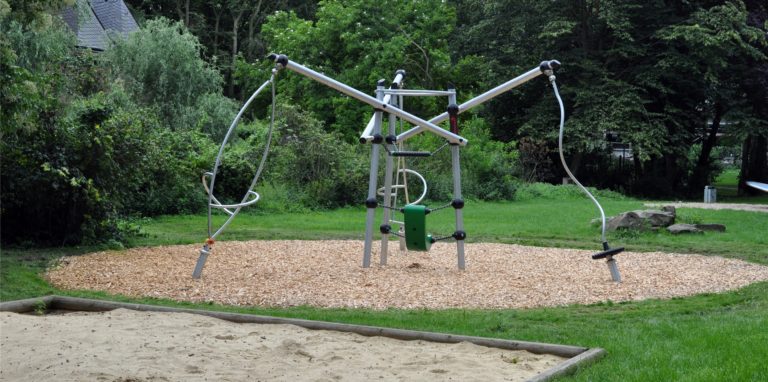 Das Spielgerät am Wallgang ist eines der Geräte, das bereits vor ein paar Jahren ersetzt wurde.