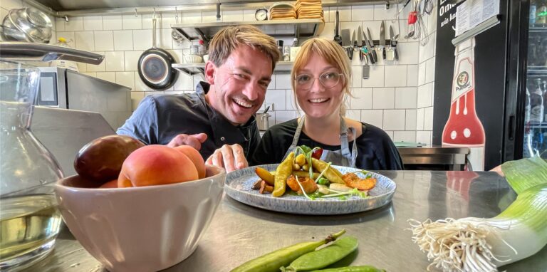 Florian Kohl und Jessica Pahl planen ein ganz besonderes kulinarisches Wochenende.