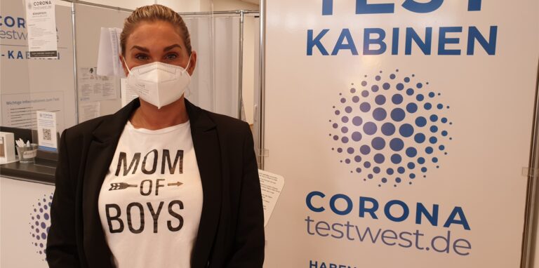 Weniger Kunden zu testen: Maria Langer von Coronatestwest am Westenhellweg