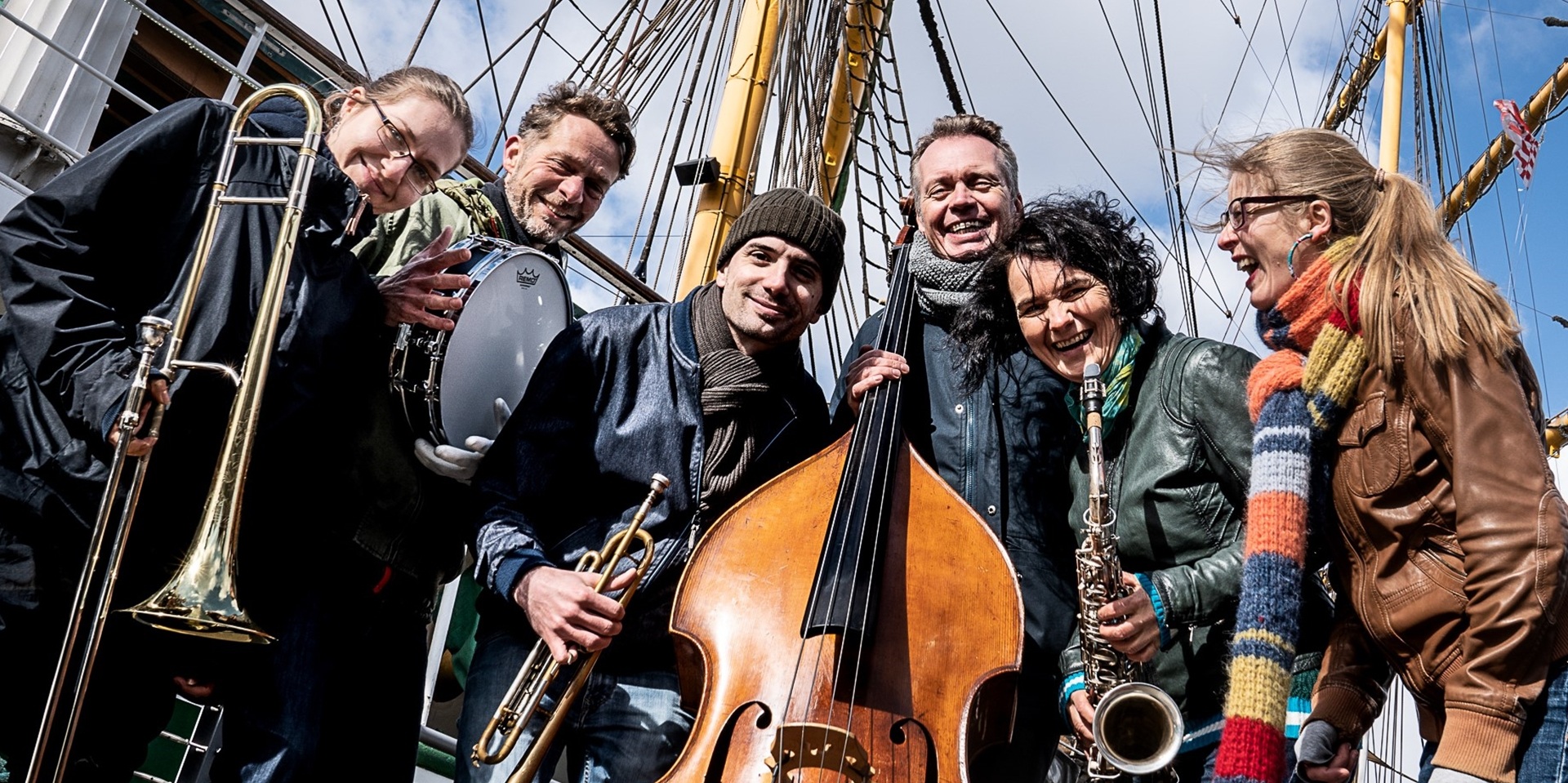Die Jazzgruppe „Fabelhaft“ spielt am 14. August in der Stadthalle in Unna.