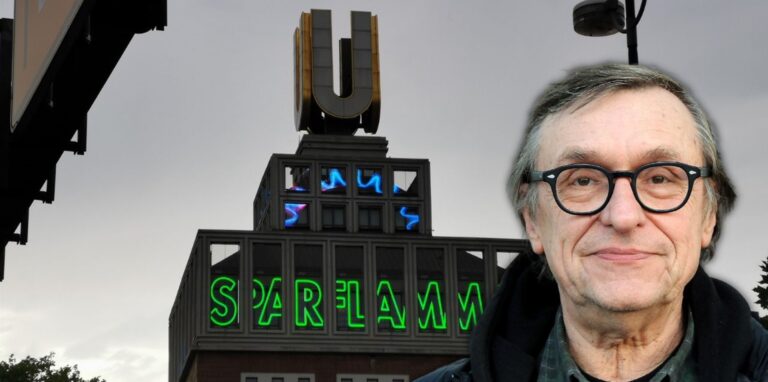 Künstler Adolf Winkelmann greift mit der Sparflamme-Installation die Energiekrise auf.