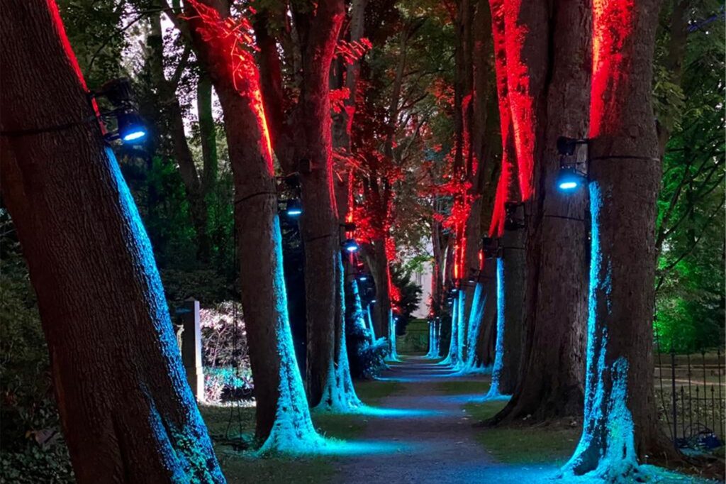 Die Stadtlichter auf dem Westfriedhof in Unna Die Stadtlichter auf dem Westfriedhof in Unna