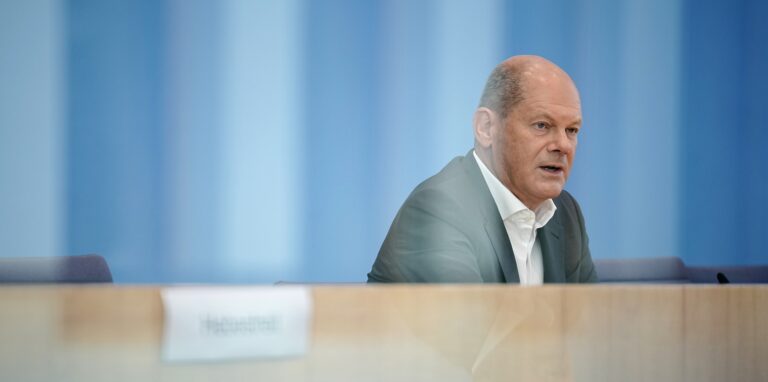Bundeskanzler Olaf Scholz.