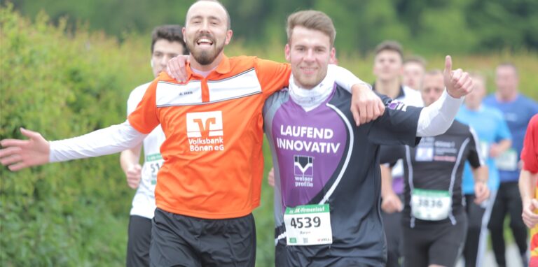 Miteinander statt gegeneinander ist ein Motto beim AOK-Firmenlauf in Unna.