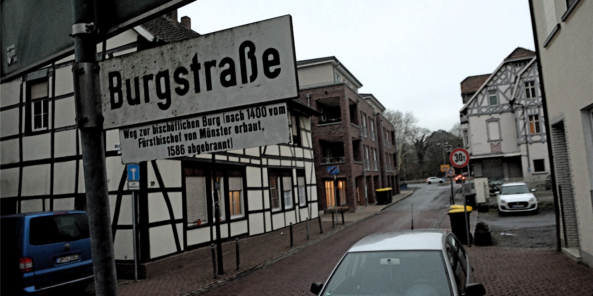 Ein Blick in die Burgstraße.