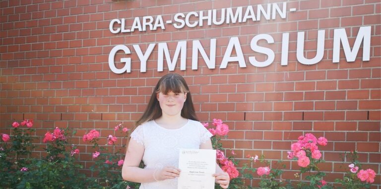Hat bei einem NRW-Schülerwettbewerb einen Preis abgeräumt: Die CSG-Schülerin Magdalena Thomi. Sie besucht am Holzwickeder Gymnasium die neunte Klasse.