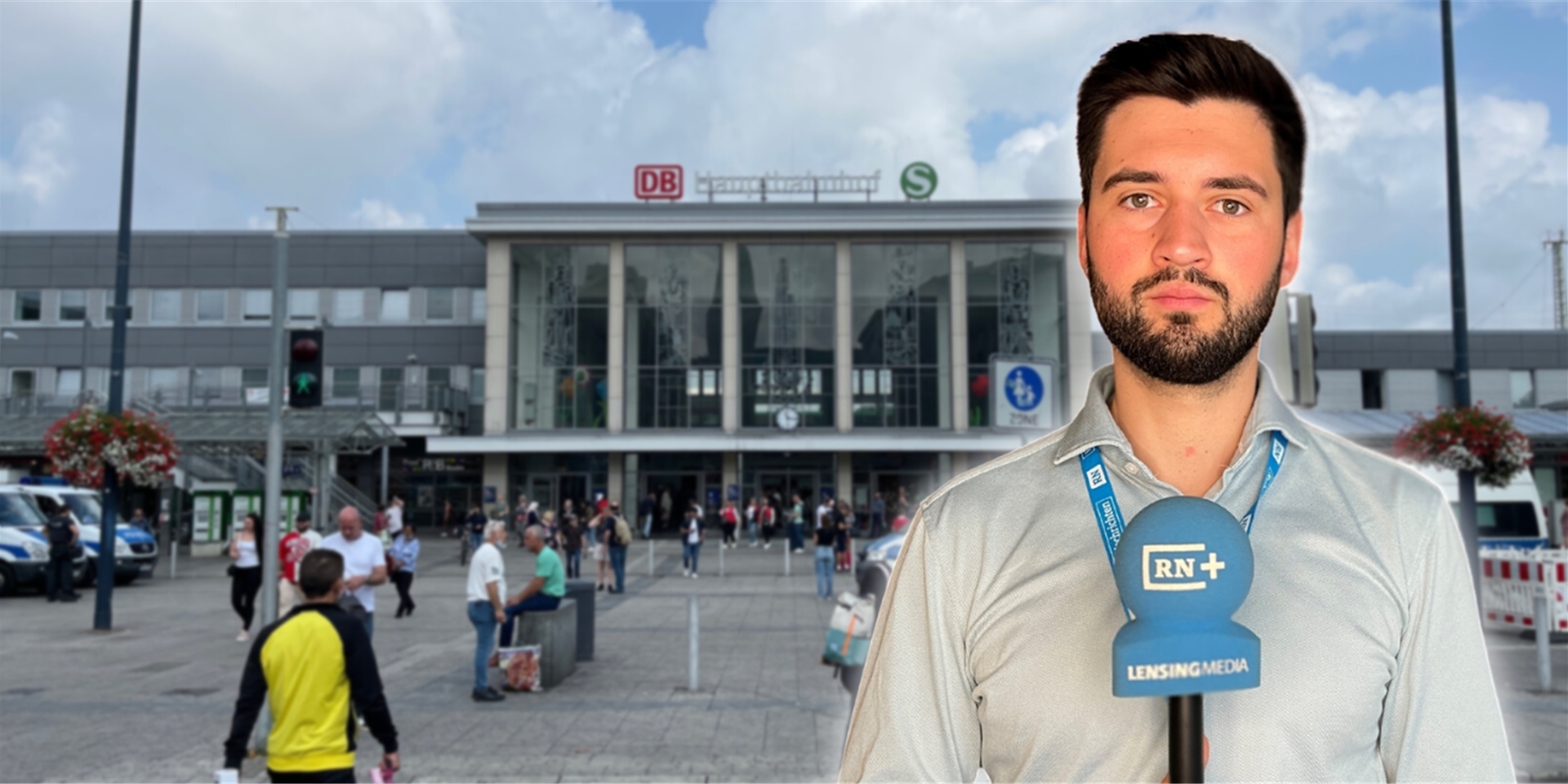 Am Dortmunder Hauptbahnhof fallen alle Züge aus. RN-Reporter Lukas Wittland berichtet live von vor Ort.