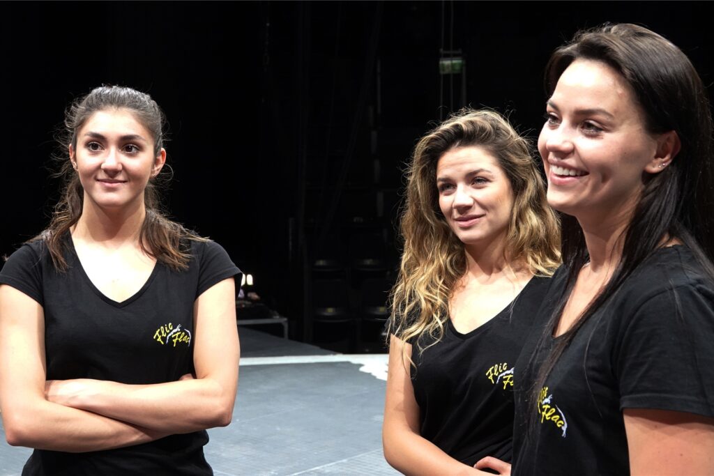Die drei Bello Sisters, Joline (l-r, 18), Celine (21) und Coren (24) Die drei Bello Sisters, Joline (l-r, 18), Celine (21) und Coren (24)