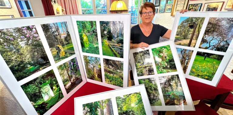 Gisela Löser möchte „dem Unscheinbaren ein Gesicht geben“. Ihre Fotos vom Westfriedhof, aus denen ein aktueller Bildband entstanden ist, werden in den Räumen der Buhre-Stiftung im Nicolaiviertel gezeigt.