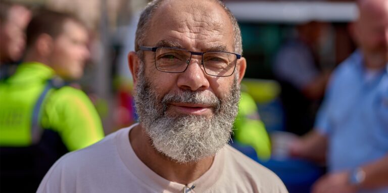 Mohamed Haddad hat sich zuvor nie getraut, mit der Polizei zu sprechen.