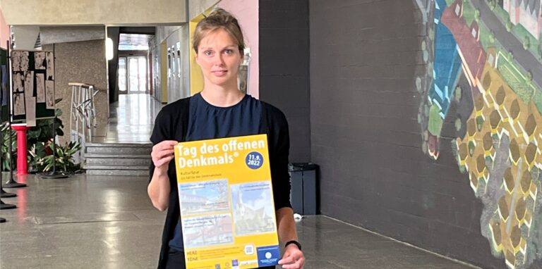 Katharina Hinz (Stadt Lünen) freut sich über die Kooperation mit den Partnern zum Tag des offenen Denkmals.