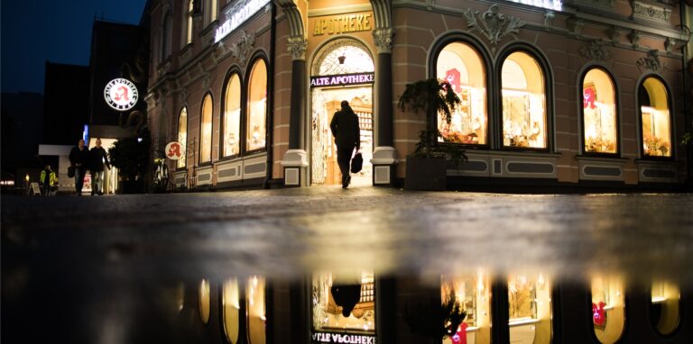 Das Bild von 2017 zeigt die Alte Apotheke in Bottrop.