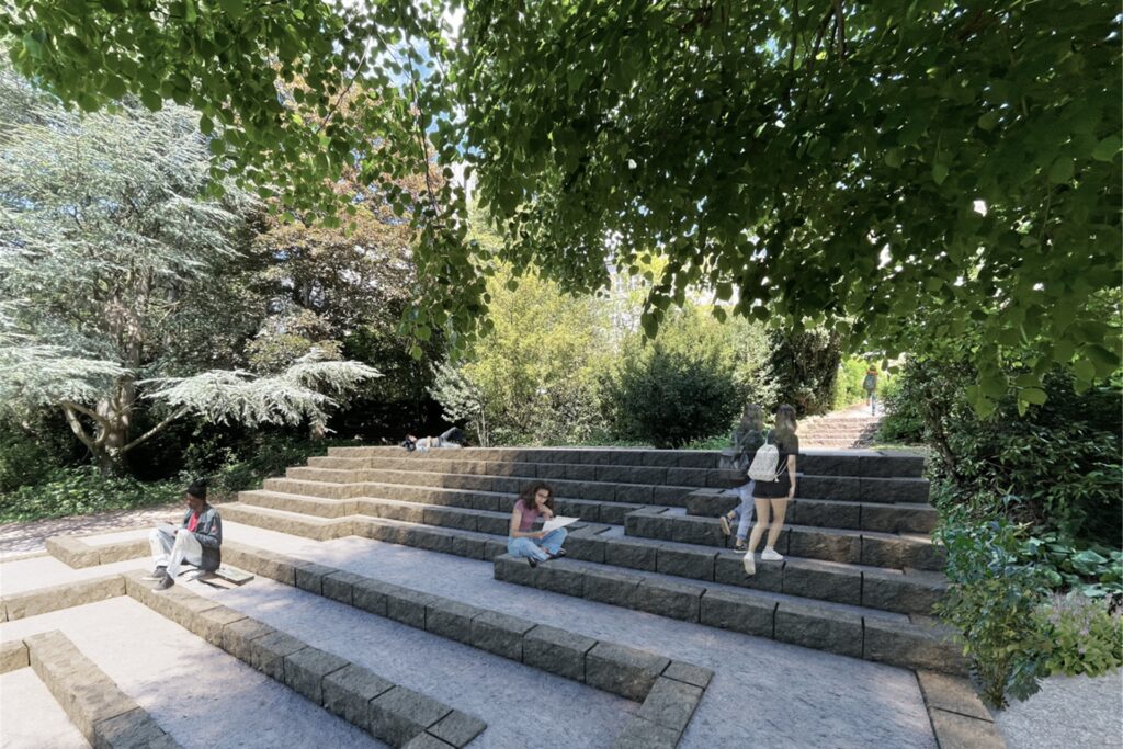 Diese Illustration des ehemaligen Walburgis-Abiturienten und jetzigen Architektur-Studenten Jonas Ueding zeigt das fertige Amphitheater. Diese Illustration des ehemaligen Walburgis-Abiturienten und jetzigen Architektur-Studenten Jonas Ueding zeigt das fertige Amphitheater.